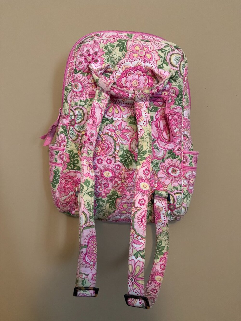 Vera Bradley Discontinued Petal Pink Backpack - Picture 2 of 3